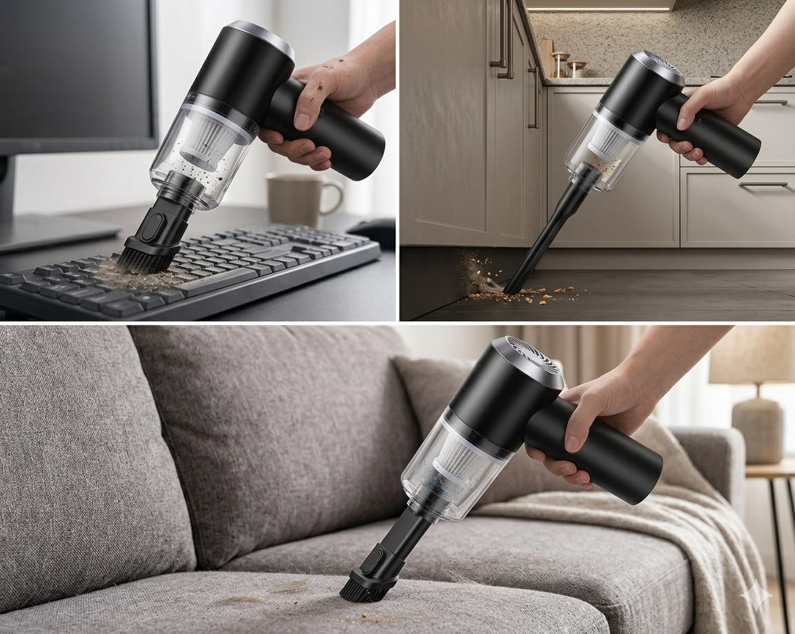 3 in 1 Car Vacuum Cleaner